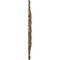 Ekena Millwork Durham Ceiling Medallion (Fits Canopies up to 4 1/4"), Hand-Painted Mississippi Mud, 31"OD x 1 1/2"P CM31DUMMF - alternate 2